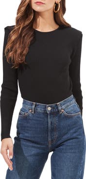 ASTR the Label Felice Ribbed Sweater Bodysuit