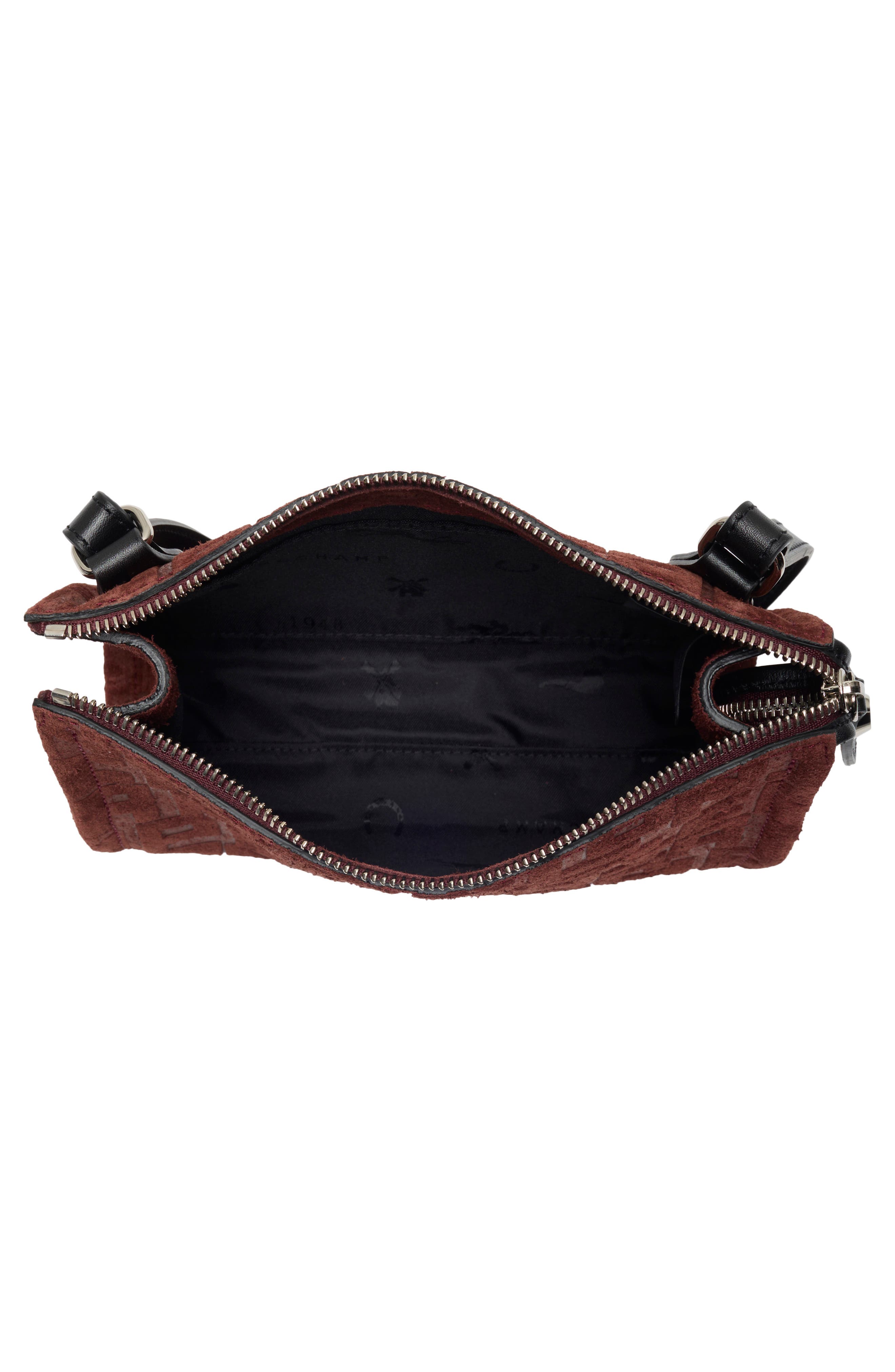 Longchamp Voyage Velvet Crossbody Bag, Alternate, color, 