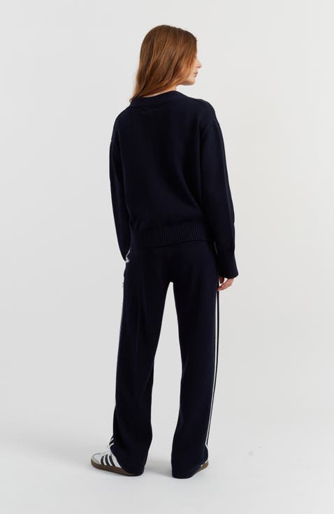 Snoopy Varsity Cotton Cardigan Sweater