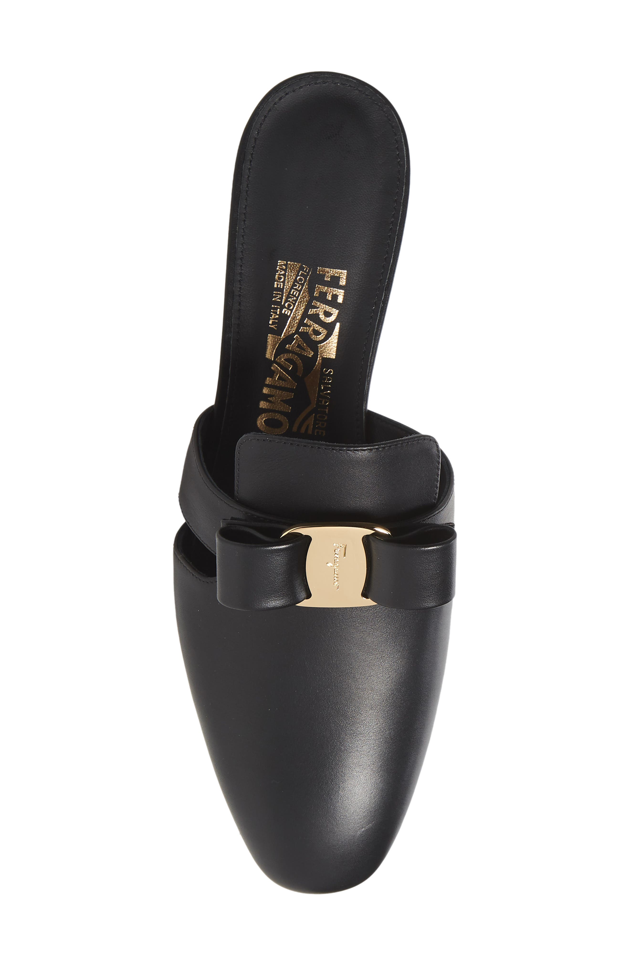 FERRAGAMO Salvatore Ferragamo Briza Bow Loafer Mule, Alternate, color, 