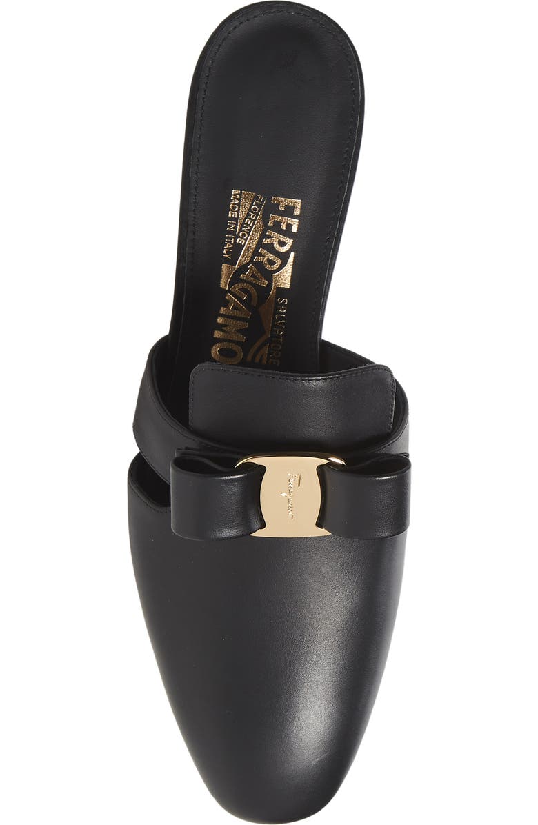 FERRAGAMO Salvatore Ferragamo Briza Bow Loafer Mule, Alternate, color,