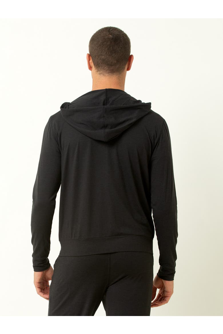 Everyday Full Zip Hoodie, Alternate, color, Heather Black