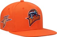 Mitchell & Ness Men's Mitchell & Ness Orange Golden State Warriors Hardwood Classics Snapback Hat