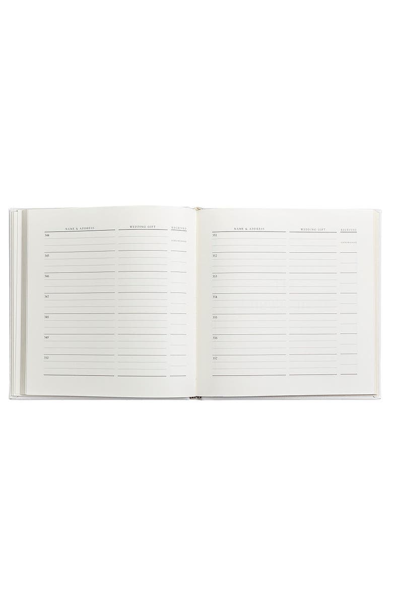 Graphic Image Wedding Journal, Alternate, color, White Gold