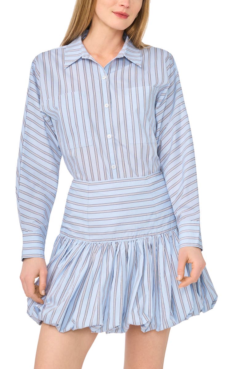 Parker Stripe Long Sleeve Button-Up Shirt, Alternate, color, Xeon Blue