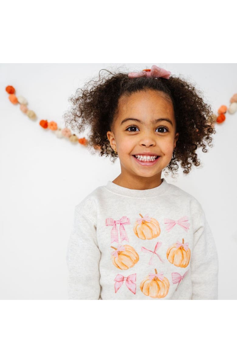 Sweet Wink Pumpkin Sweatshirt, Alternate, color, Natural