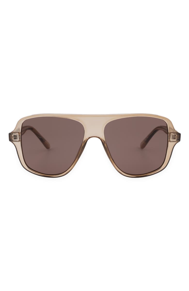 OTRA EYEWEAR Mikki Navigator Sunglasses, Main, color, Trans Espresso/ Brown
