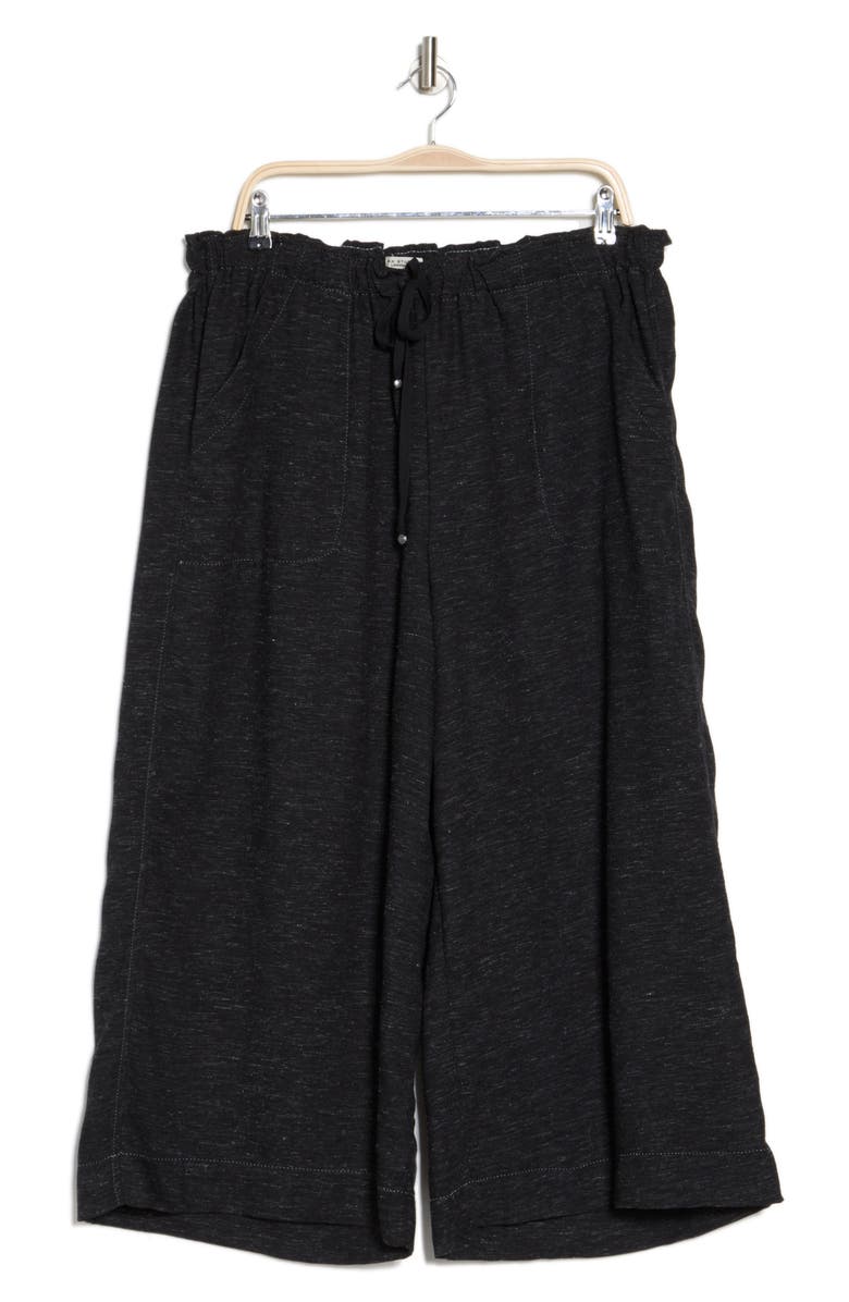 MAX STUDIO Contrast Stitch Heather Crop Pants, Alternate, color,