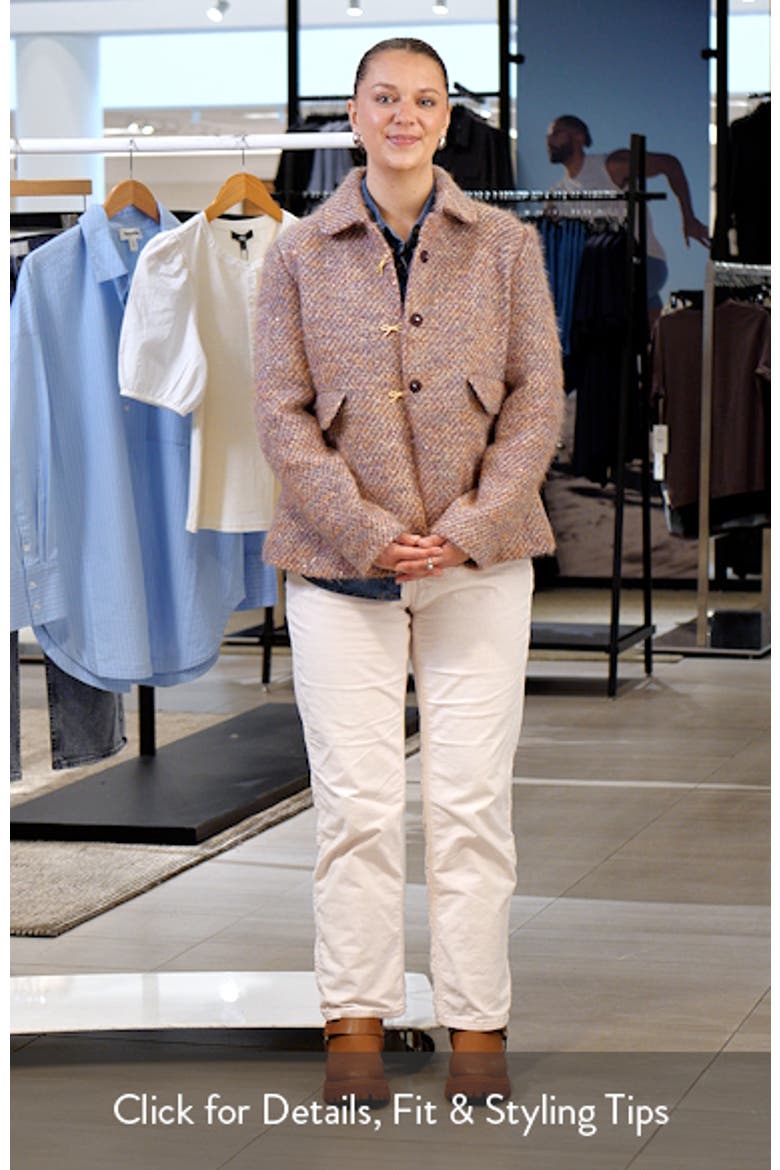 Sequin Tweed Swing Jacket video