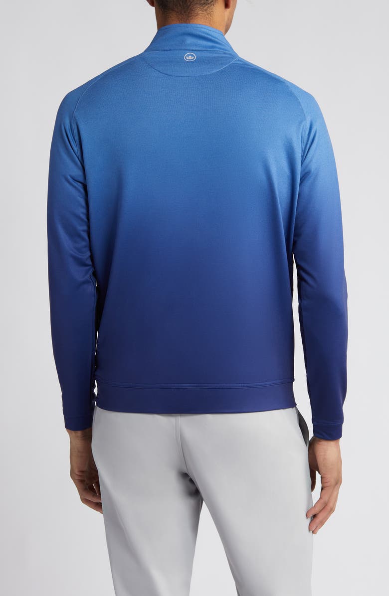 Peter Millar Perth Ombré Performance Quarter Zip Pullover, Alternate, color, 