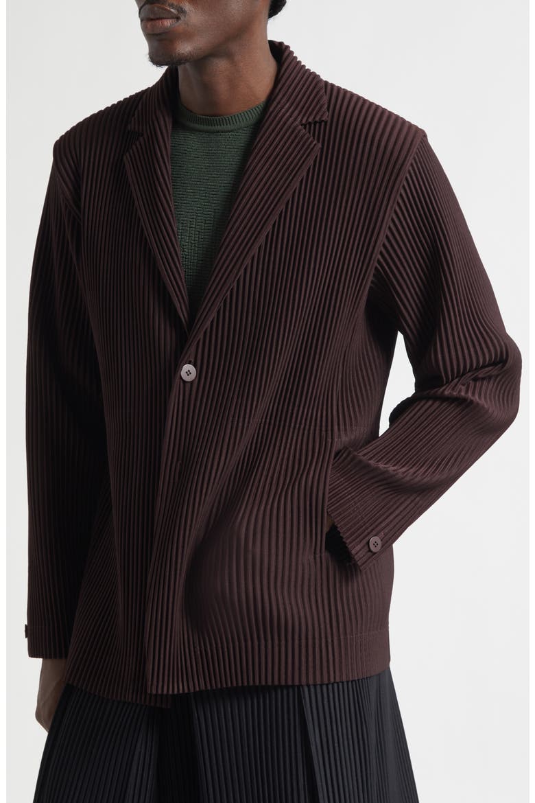 Tailored Pleats 2 Sport Coat, Alternate, color, 18-EGG PLANT BLACK