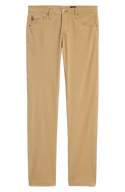 Ag Tellis Sud Modern Slim Fit Stretch Twill Pants In Porter Tan