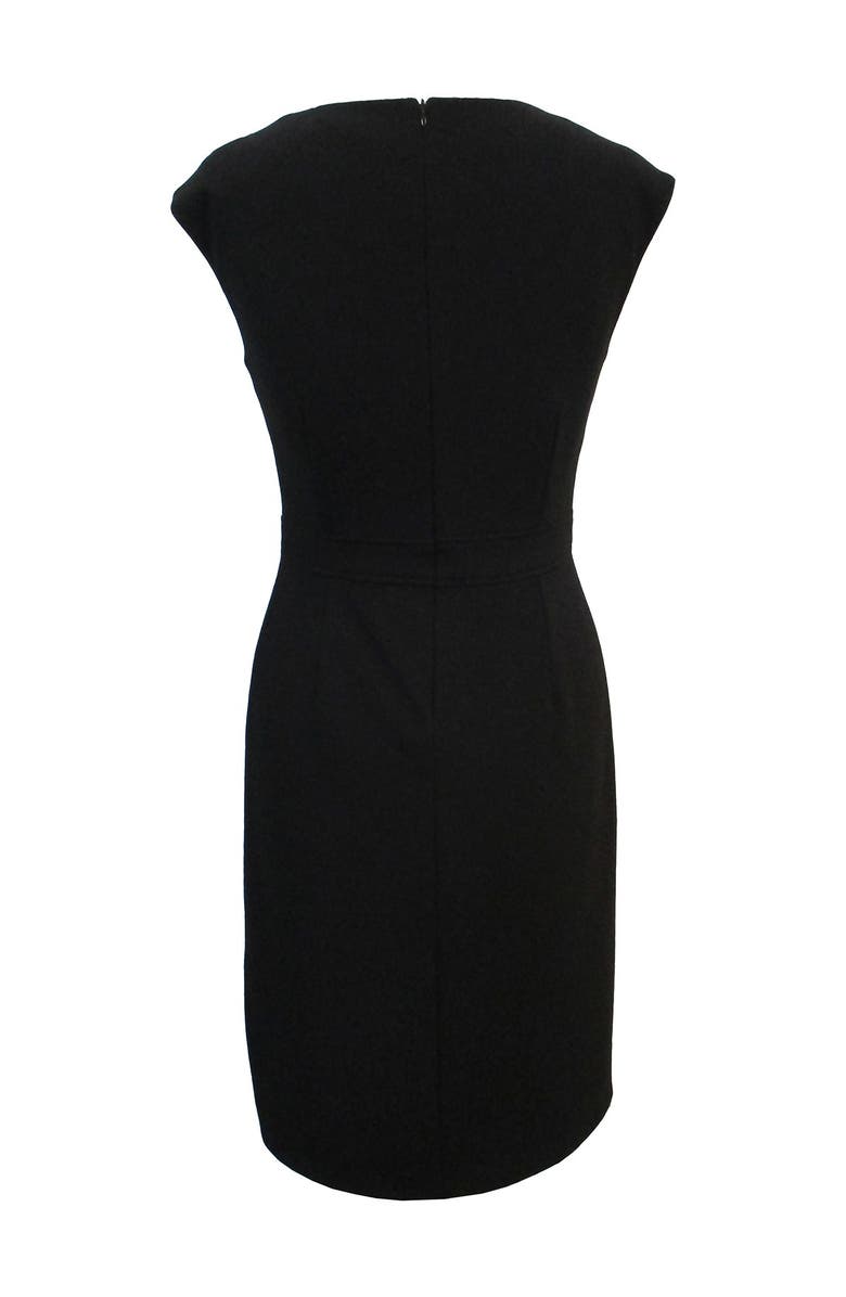 SANDRA DARREN Crepe Colorblock Dress, Alternate, color, 