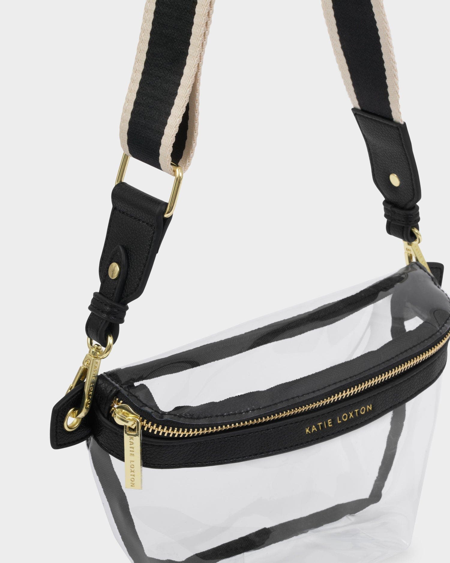 Katie Loxton Stadium Belt Bag in Black, Alternate, color, Black