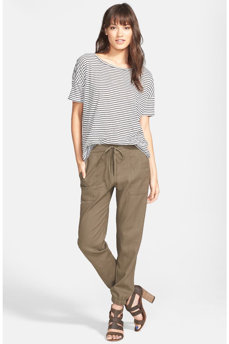 Stripe Tee, Alternate, color, BLACK CREAM