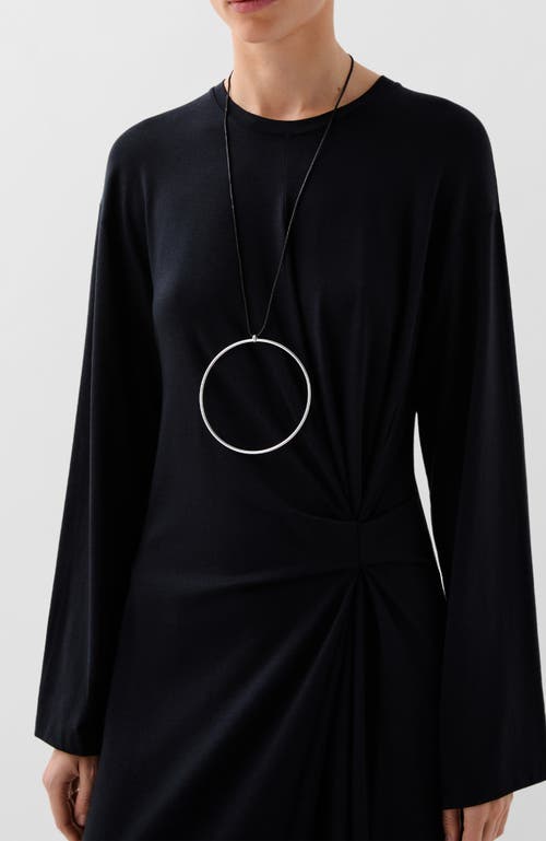 Scalpers Knot Jersey Dress In Black