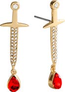 BaubleBar Cutting Edge Dagger Drop Earrings