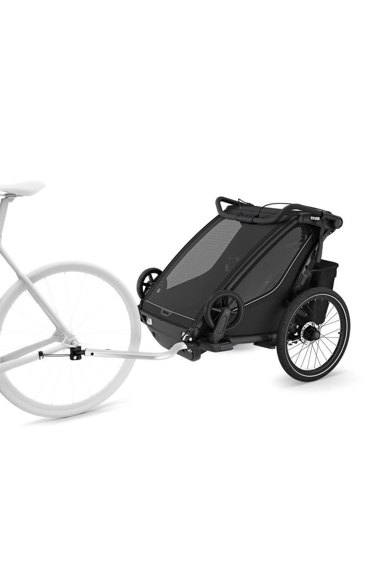 Thule Chariot Sport 2 Multisport Double Cycle Trailer/Stroller, Alternate, color, Black
