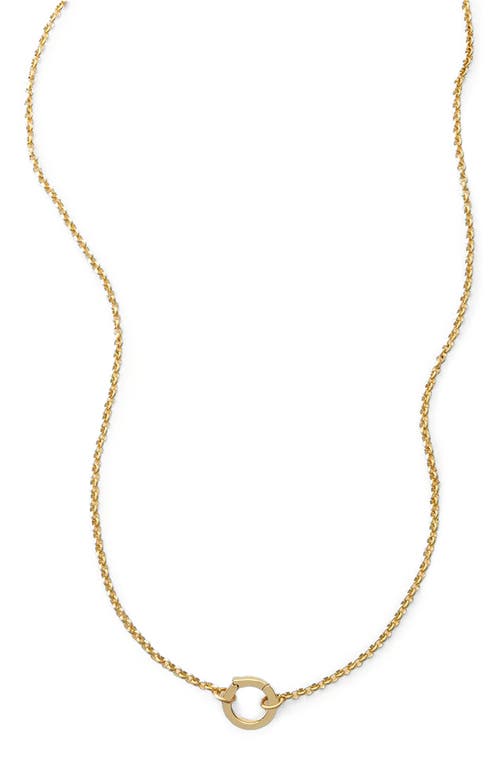 Made By Mary Rolo Charm Necklace With Link Lock