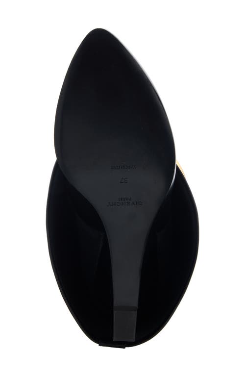 Givenchy Shark Knee High Boot In Black