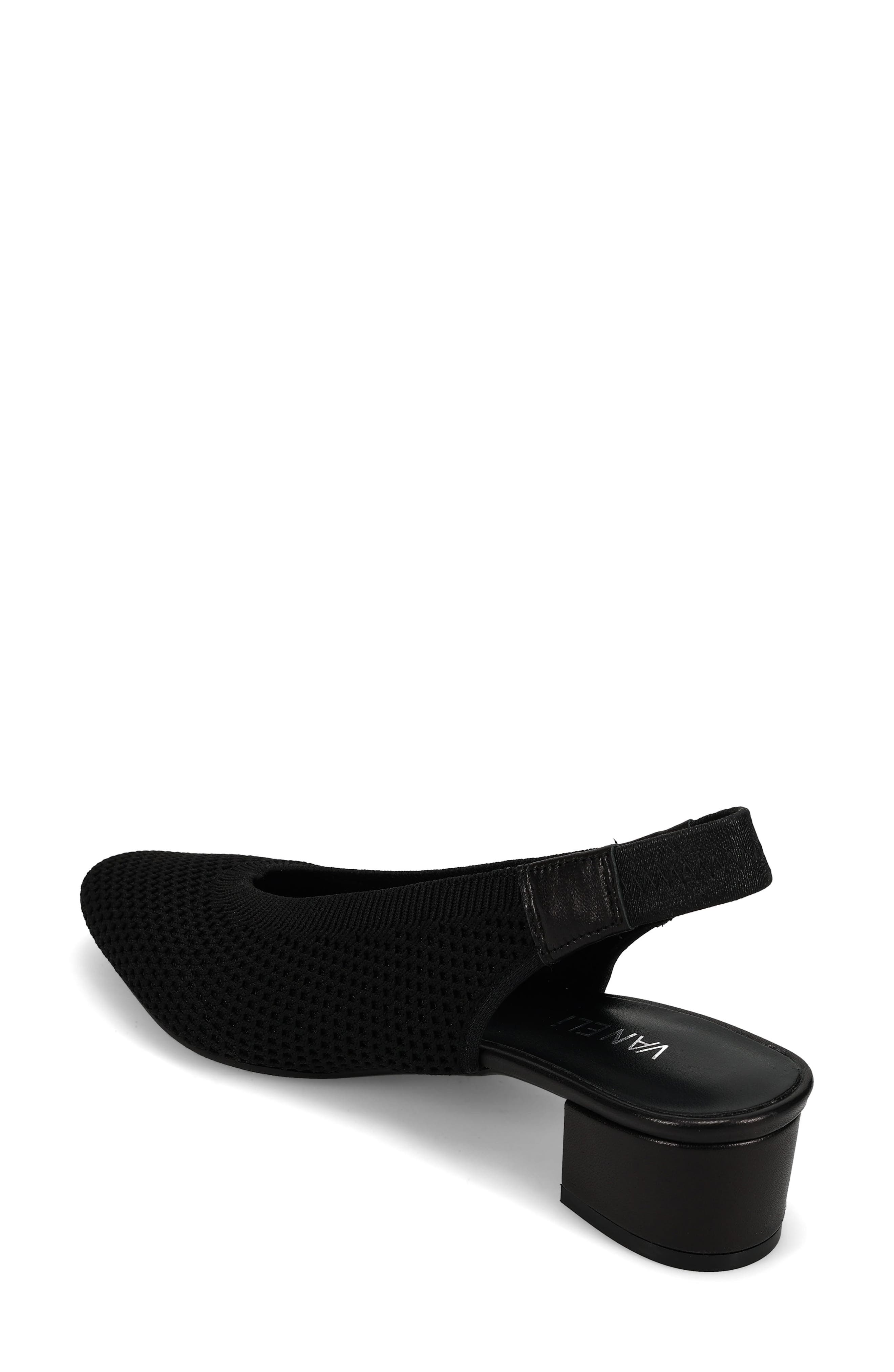 VANELi Abira Stretch Knit Slingback Pump, Alternate, color, Black