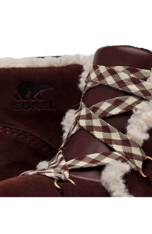 Sorel One Ave™ Alpine Faux Fur Trim Waterproof Boot In Brown