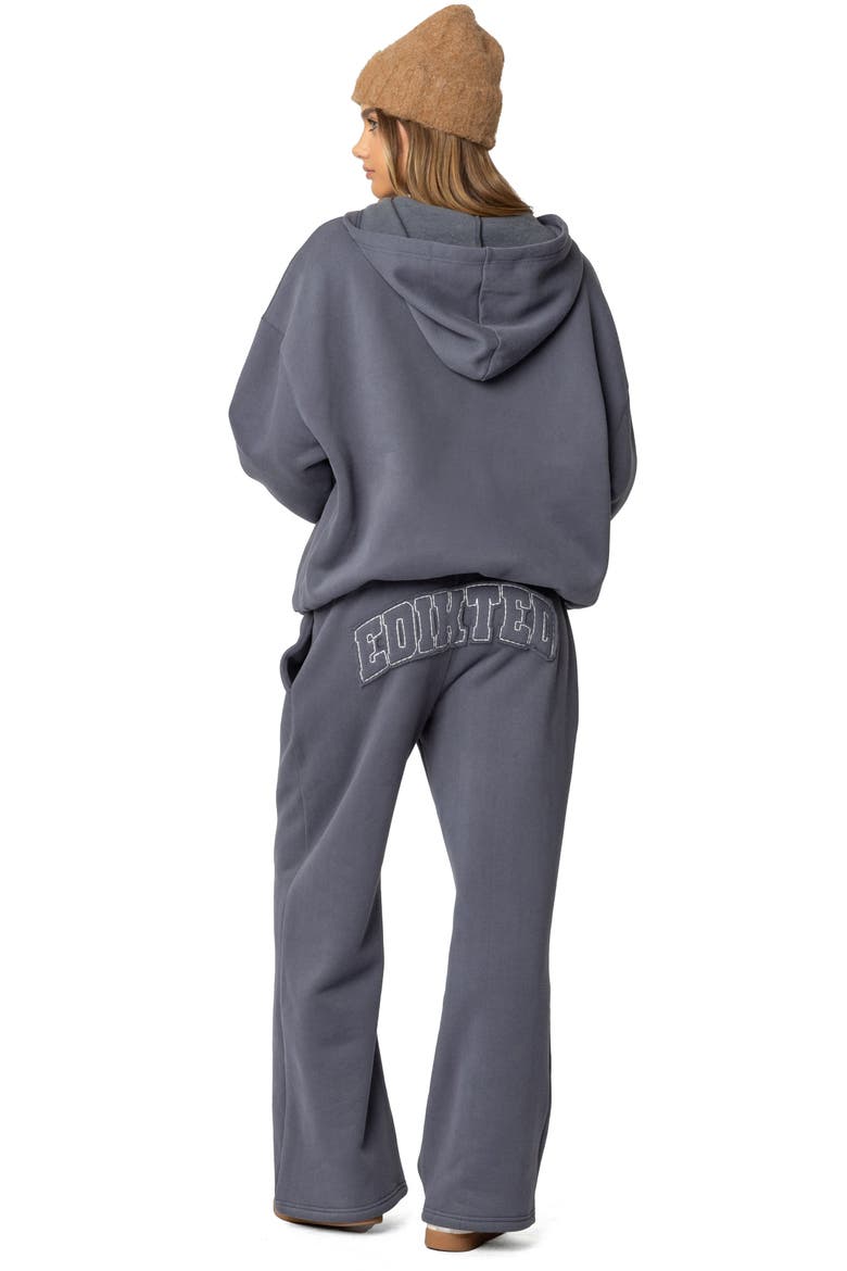 Forever Edikted Straight Leg Sweatpants, Alternate, color, GRAY