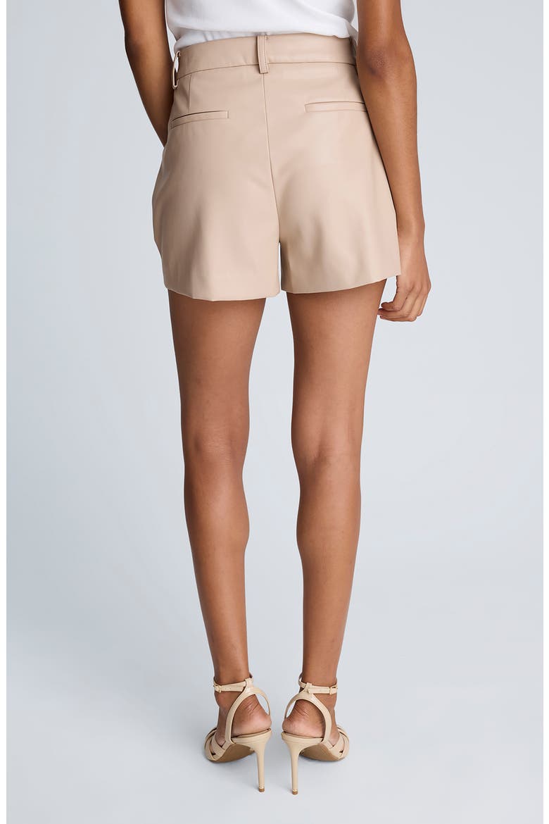 Faux Leather Shorts, Alternate, color, BUTTERNUT