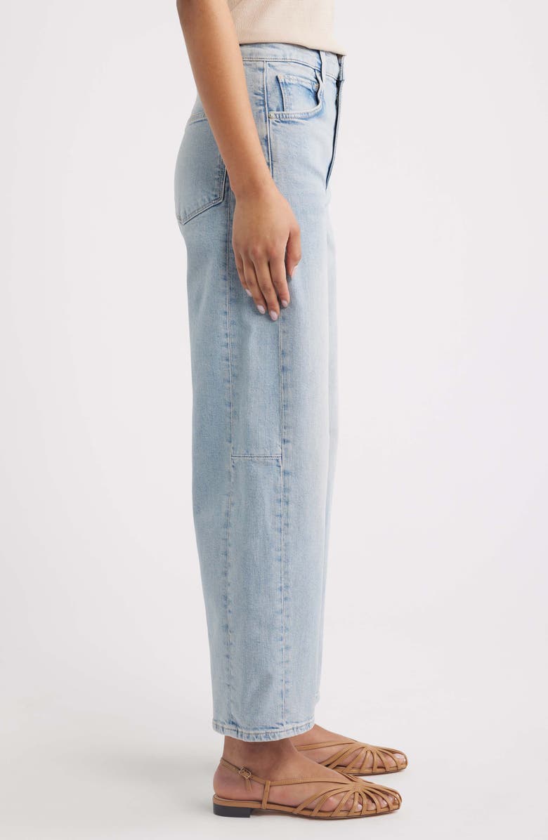 PAIGE Arellia High Waist Skimmer Barrel Jeans, Alternate, color, Marvista