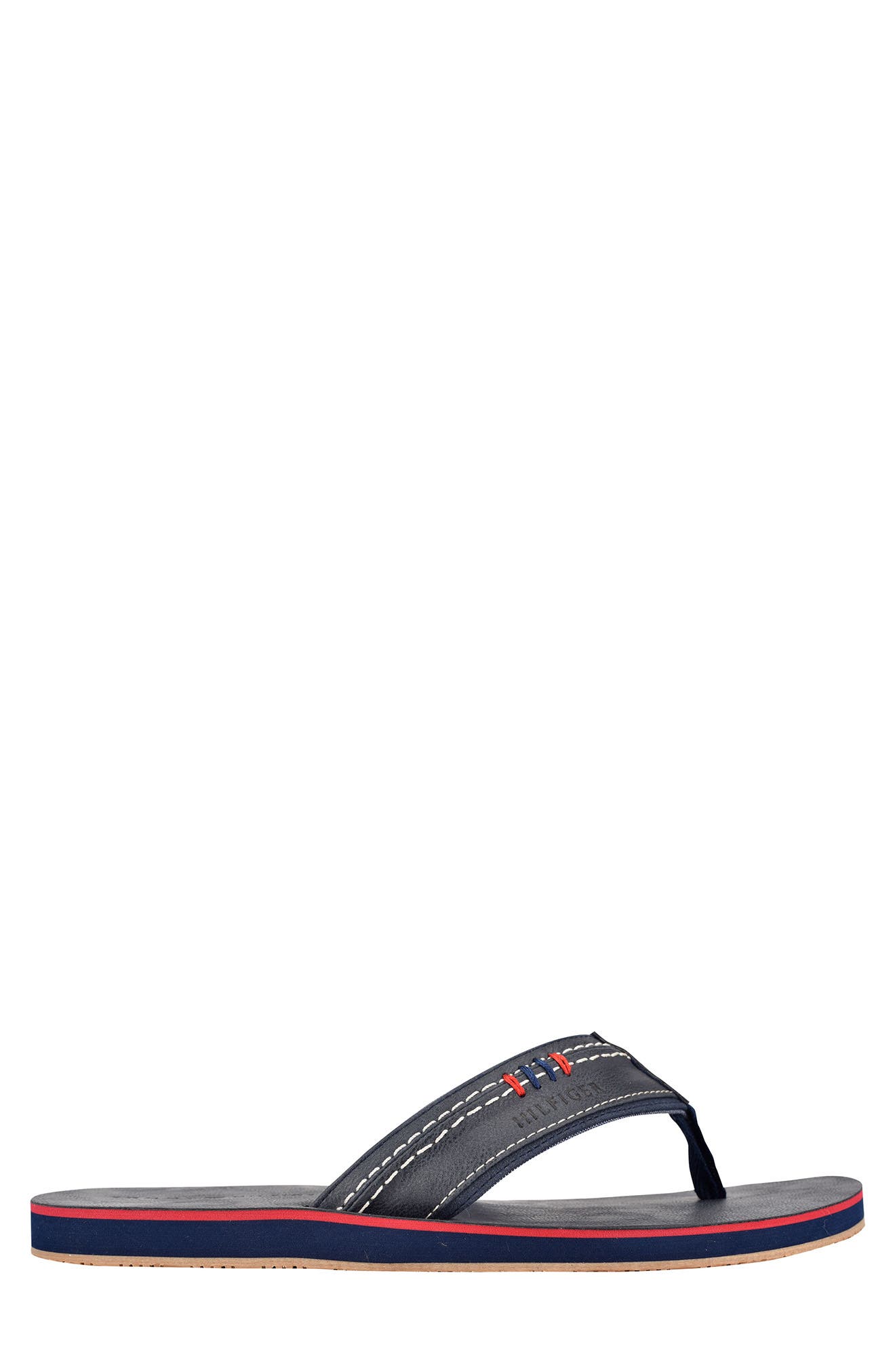 Tommy Hilfiger Destino Flip Flop, Alternate, color, Navy