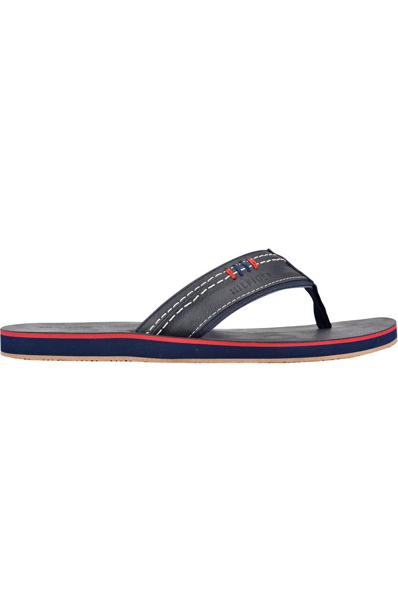 Tommy Hilfiger Destino Flip Flop, Alternate, color, Navy
