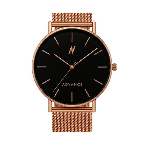 Advance CRWN Mesh Strap Watch, 36MM