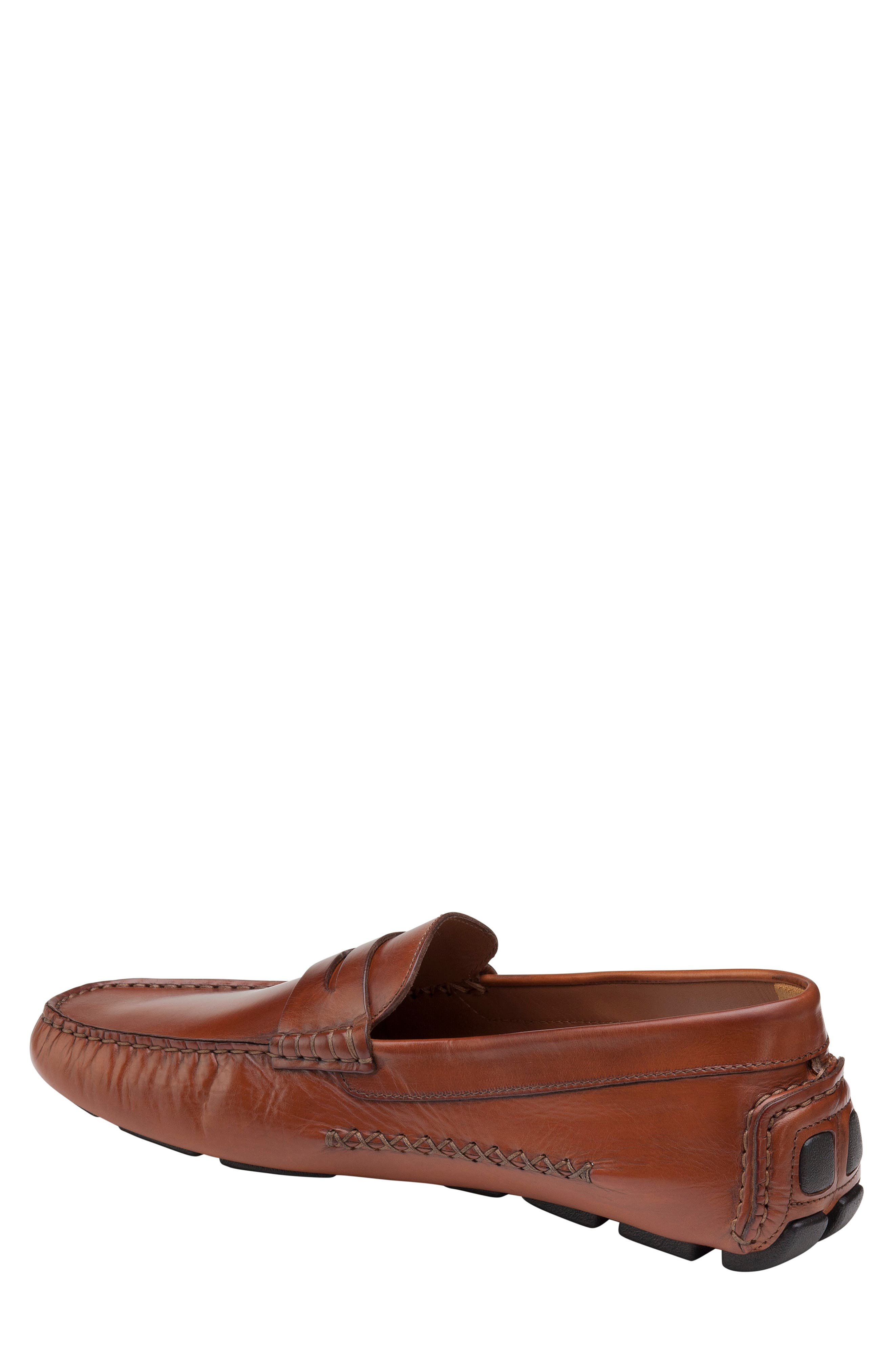 JOHNSTON & MURPHY COLLECTION Johnston & Murphy Dayton Penny Loafer, Alternate, color, Cognac