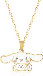Hello Kitty Cinnamoroll Enamel 3D Pendant, 18'' Chain