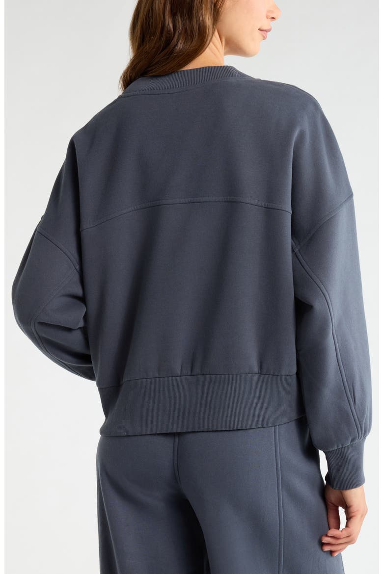 Cloud Fleece Sweatshirt, Alternate, color, NAVY ARMADA