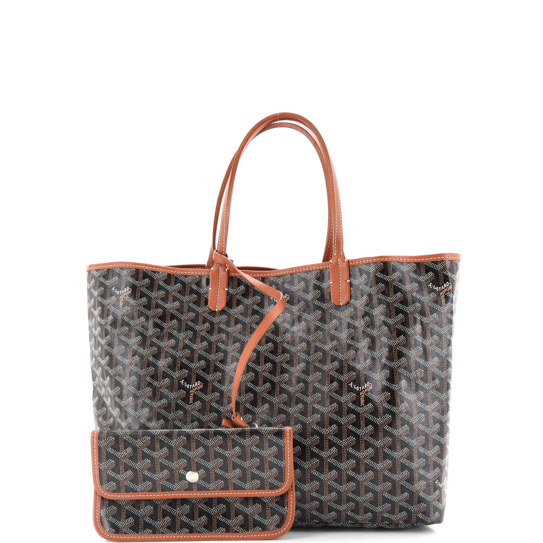 Pre-Owned Goyard Saint Louis Tote Coated Canvas PM, Alternate, color, 