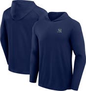FANATICS Men's Fanatics Navy New York Yankees Front Office Power Mono Long Sleeve Hoodie T-Shirt