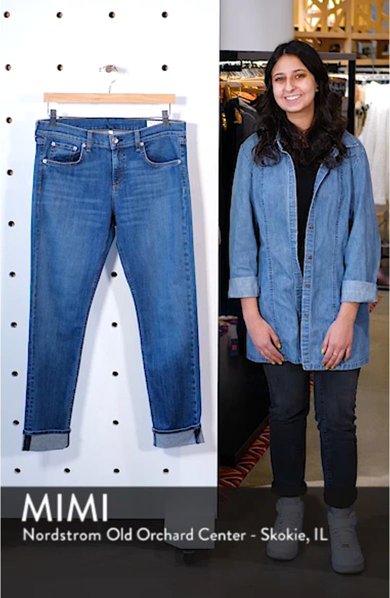 Dre Slim Fit Boyfriend Jeans, sales video thumbnail