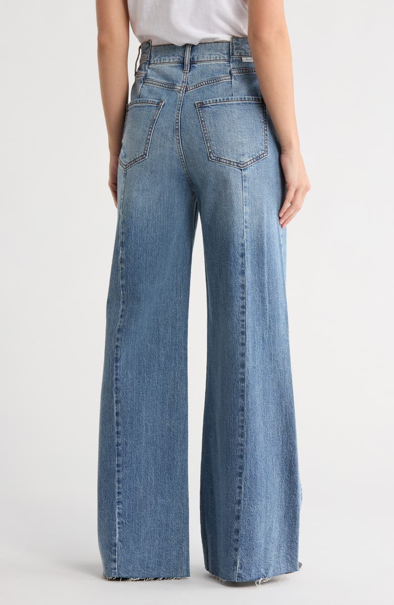 DAZE Rocky Tear Repair High Waist Wide Leg Jeans, Alternate, color, Dream On Vintage