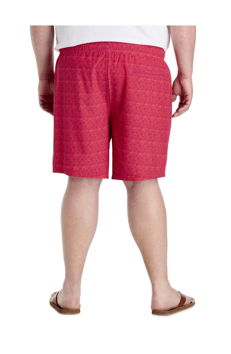 Nautica Big & Tall Printed Swim Trunks, Alternate, color, Cactusflwr