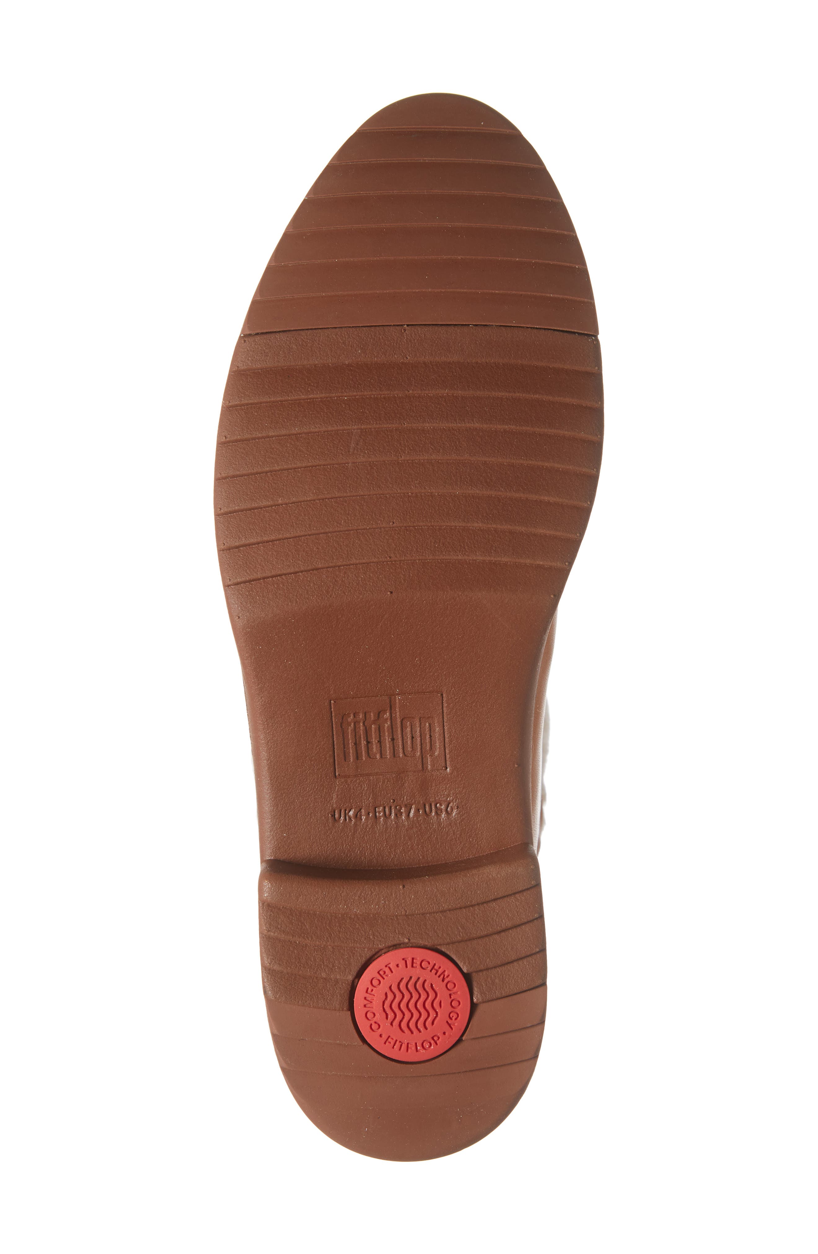Mimie Genuine Shearling Trim Bootie, Alternate, color, HAZELNUT LEATHER