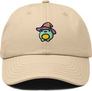 Dalix Sorcerer Frog Embroidered Dad Hat