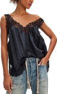 Free People Lacey Essential Crinkle Tunic Tank
