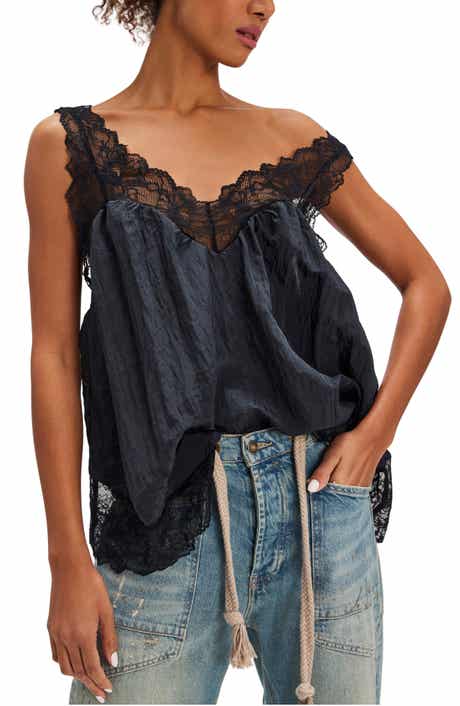 Free People Lacey Essential Crinkle Tunic Tank