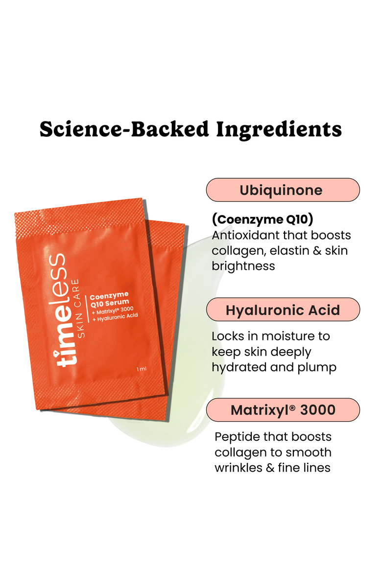 Coenzyme Q10 + Peptides Serum, Alternate, color, Pouch