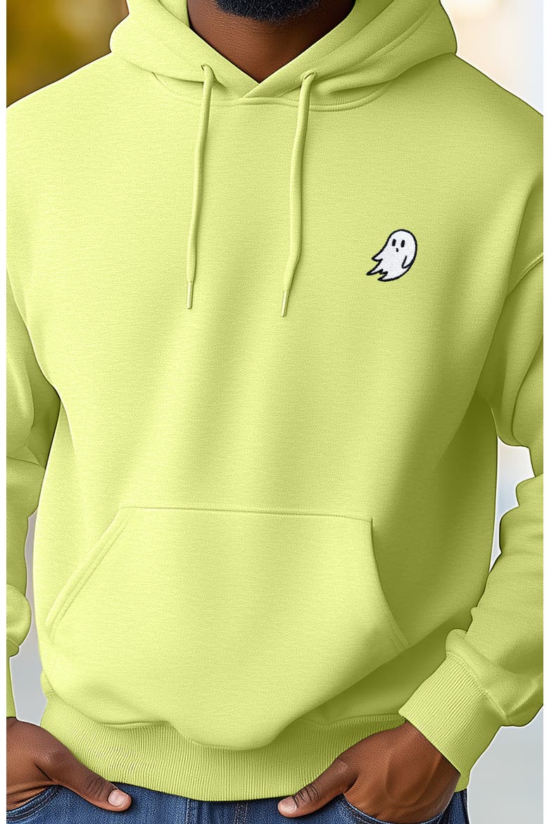 Ghost Fleece Hoodie, Alternate, color, Safety Green
