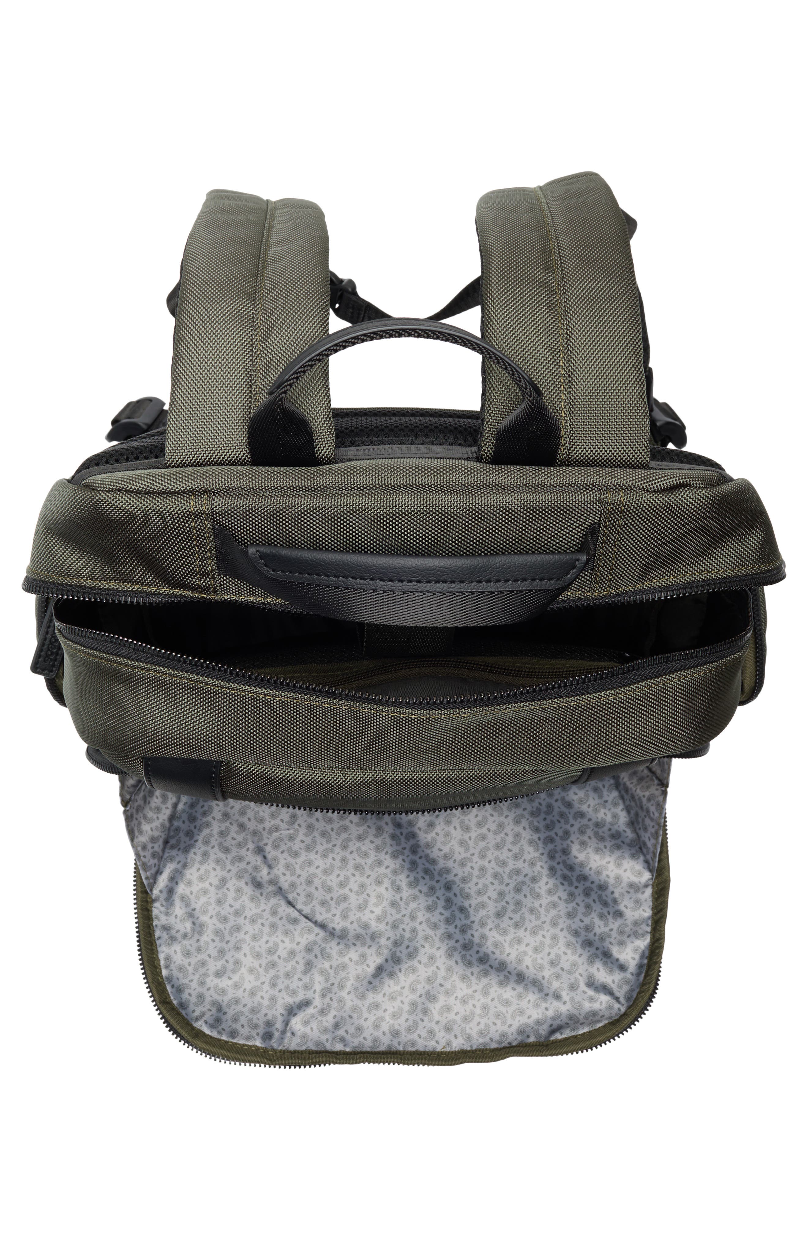 Ballistic Nylon Laptop Backpack, Alternate, color, OLIVE