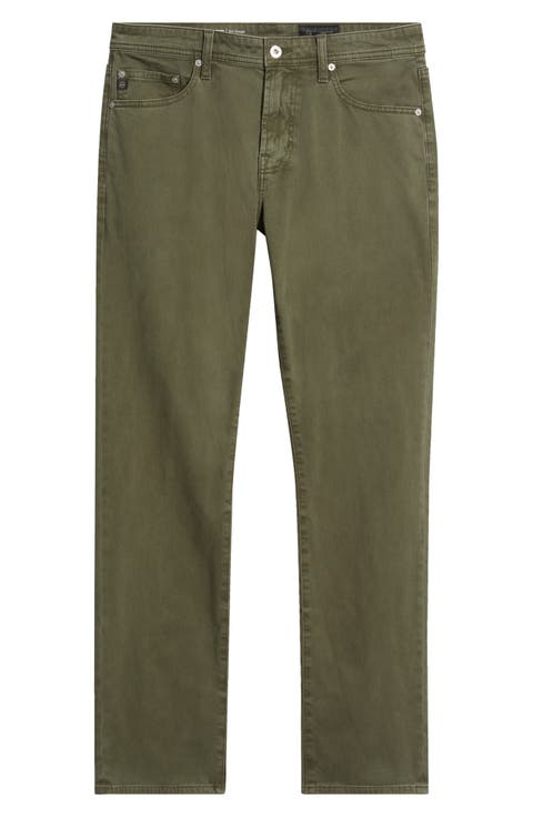 Everett Stretch Sateen Slim Straight Pants (Regular, Big & Tall)