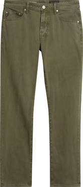 AG Everett Stretch Sateen Slim Straight Pants