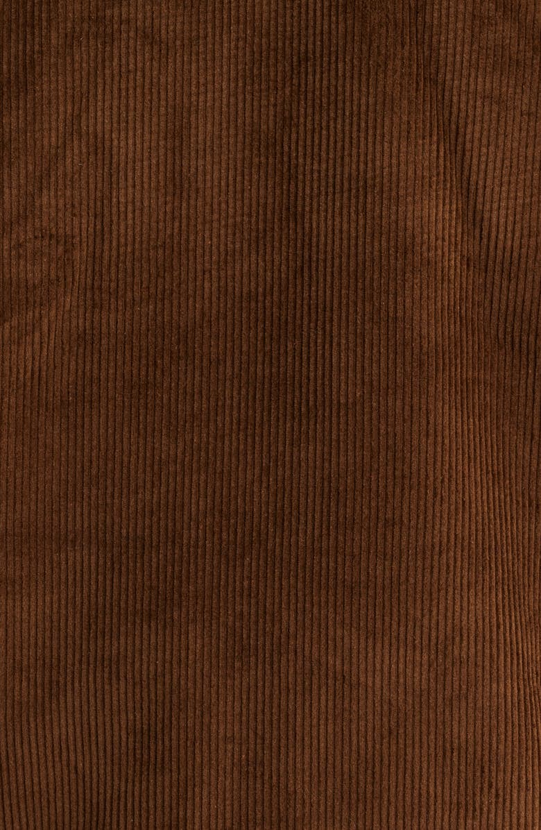 Schott NYC Corduroy Delivery Jacket with High Pile Fleece Collar, Alternate, color, Brown